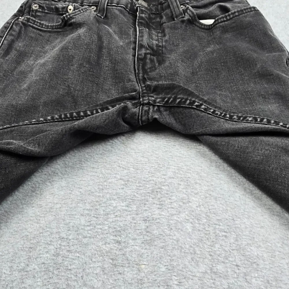Levi's 514 Mens 27x28 Black Straight Fit Jeans